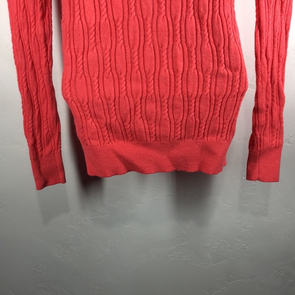 Banana Republic with Italian yarn by Filpucci coral sweater size small - Picture 8 of 10